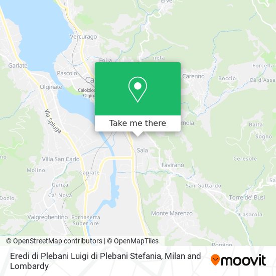 Eredi di Plebani Luigi di Plebani Stefania map