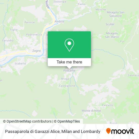 Passaparola di Gavazzi Alice map