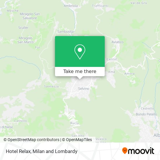 Hotel Relax map