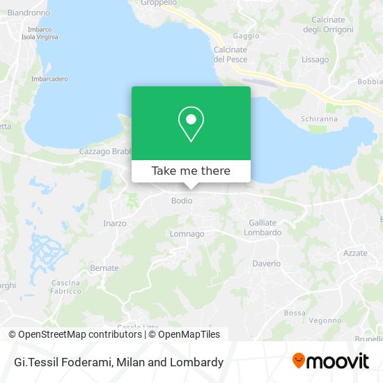 Gi.Tessil Foderami map