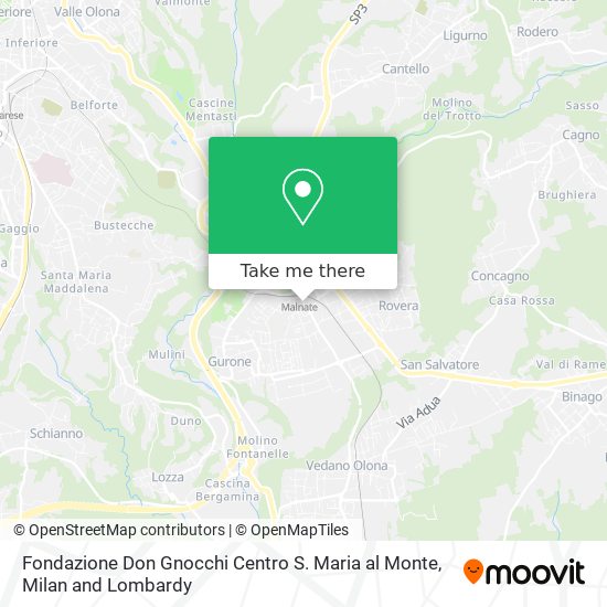 Fondazione Don Gnocchi Centro S. Maria al Monte map