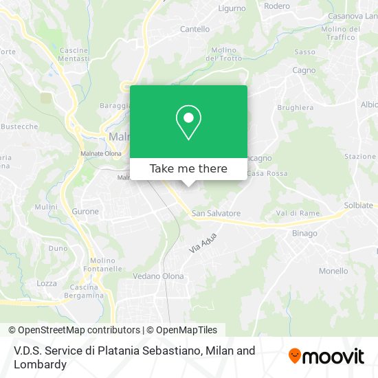 V.D.S. Service di Platania Sebastiano map