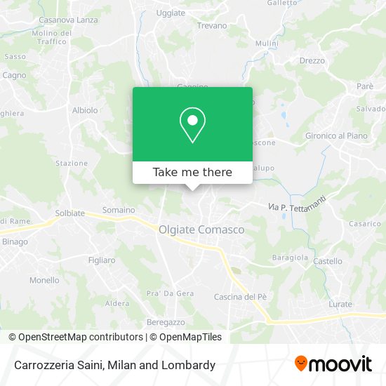 Carrozzeria Saini map