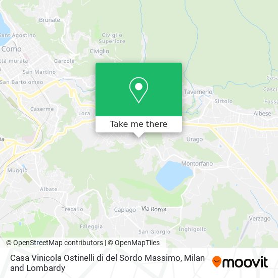 Casa Vinicola Ostinelli di del Sordo Massimo map