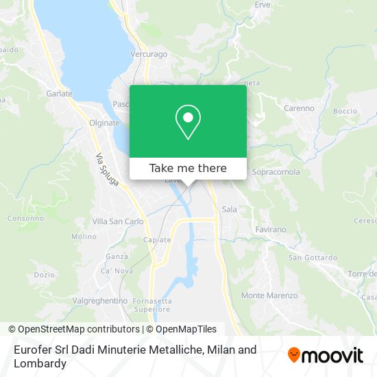 Eurofer Srl Dadi Minuterie Metalliche map