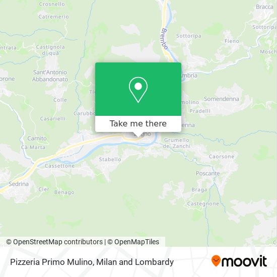Pizzeria Primo Mulino map