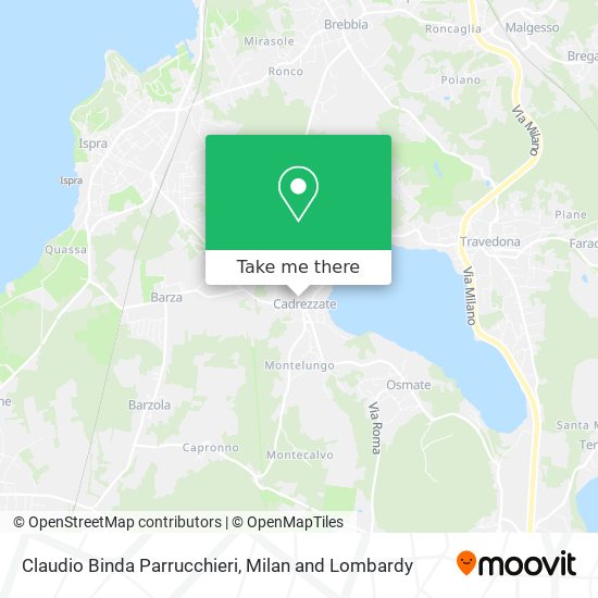 Claudio Binda Parrucchieri map