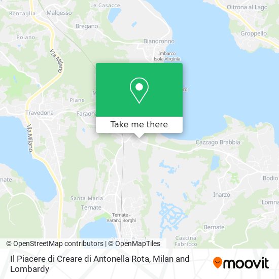 Il Piacere di Creare di Antonella Rota map