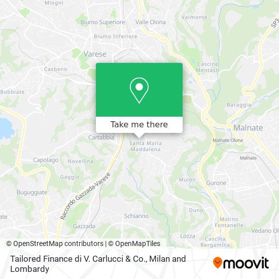Tailored Finance di V. Carlucci & Co. map