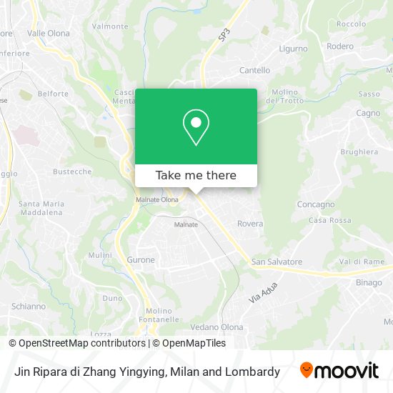 Jin Ripara di Zhang Yingying map