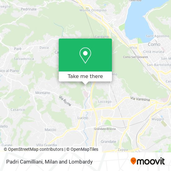 Padri Camilliani map