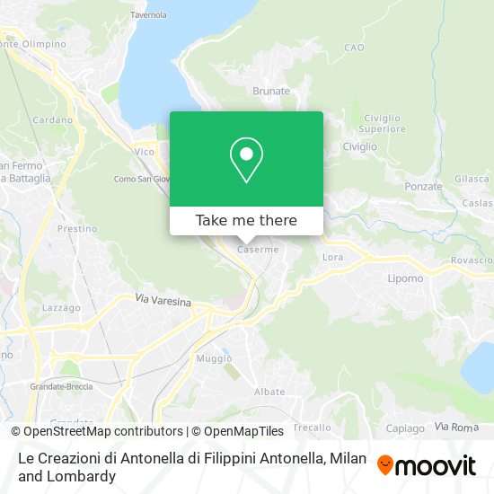 Le Creazioni di Antonella di Filippini Antonella map