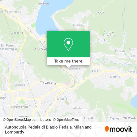 Autoscuola Pedala di Biagio Pedala map