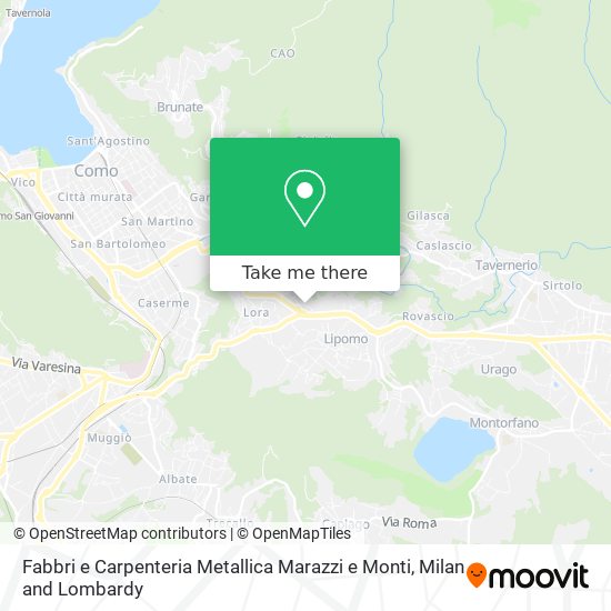 Fabbri e Carpenteria Metallica Marazzi e Monti map
