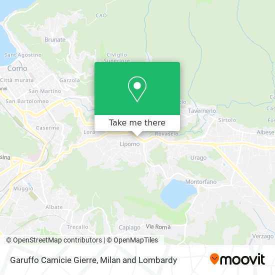 Garuffo Camicie Gierre map