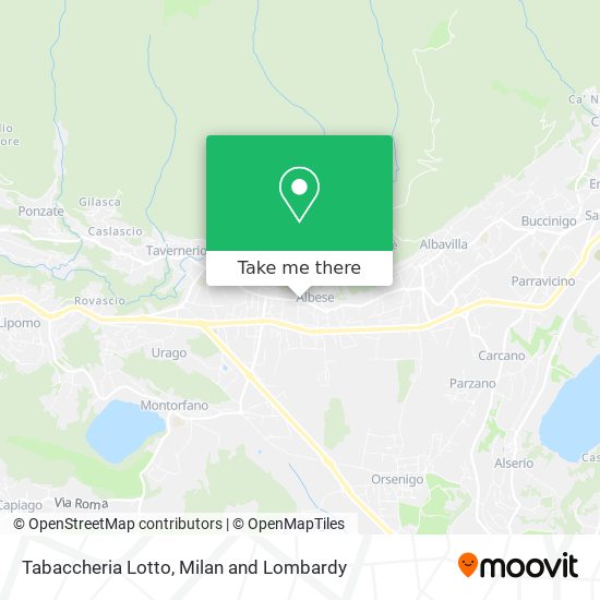 Tabaccheria Lotto map