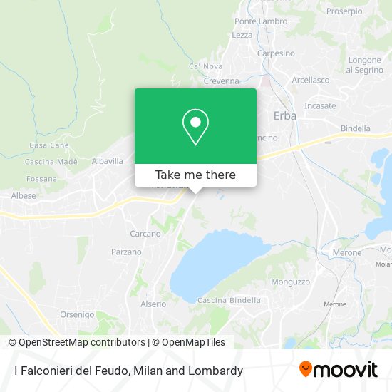 I Falconieri del Feudo map