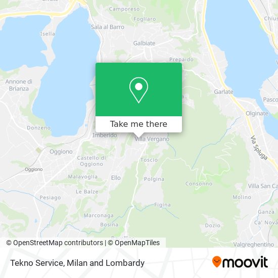 Tekno Service map