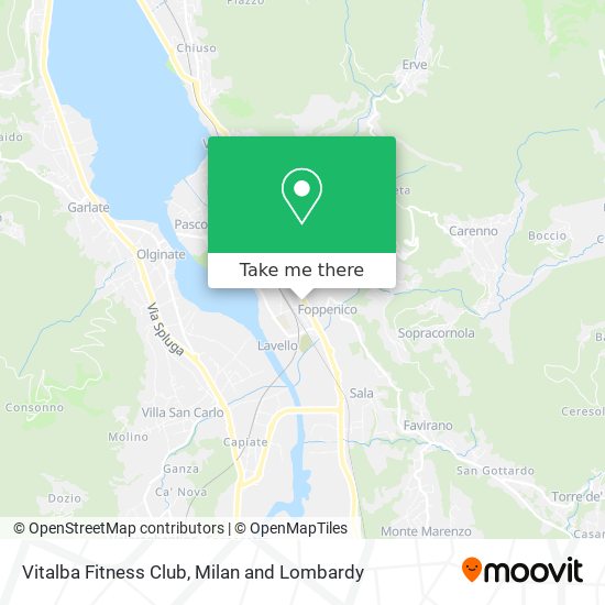 Vitalba Fitness Club map