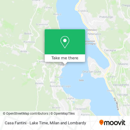 Casa Fantini - Lake Time map