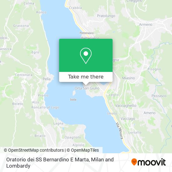 Oratorio dei SS Bernardino E Marta map