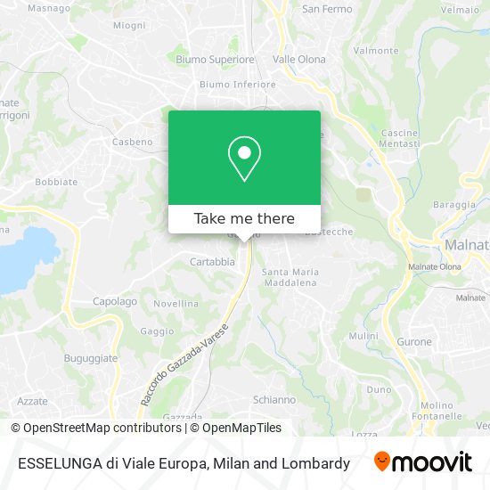 ESSELUNGA di Viale Europa map
