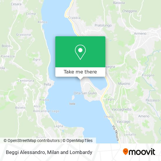 Beggi Alessandro map