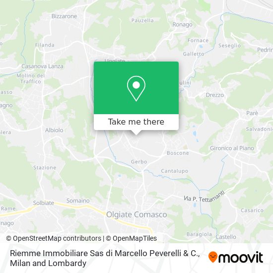 Riemme Immobiliare Sas di Marcello Peverelli & C. map