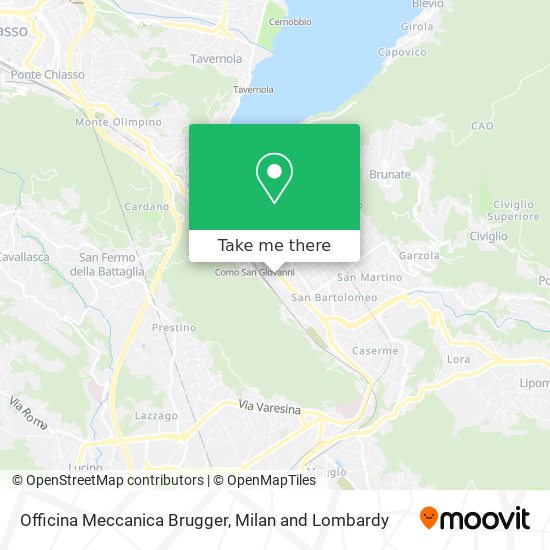 Officina Meccanica Brugger map