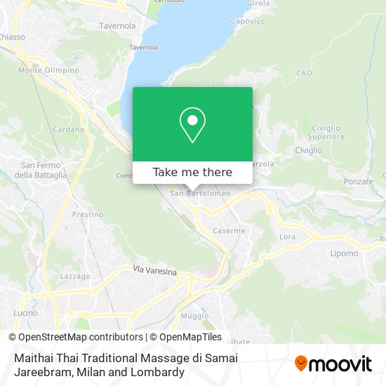 Maithai Thai Traditional Massage di Samai Jareebram map