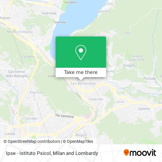 Ipse - Istituto Psicol map