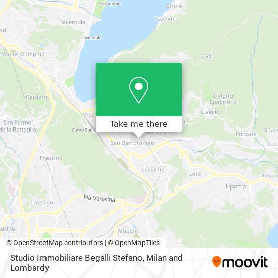 Studio Immobiliare Begalli Stefano map