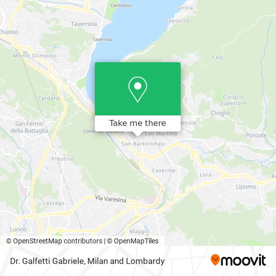 Dr. Galfetti Gabriele map