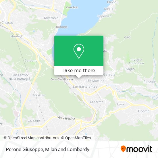 Perone Giuseppe map