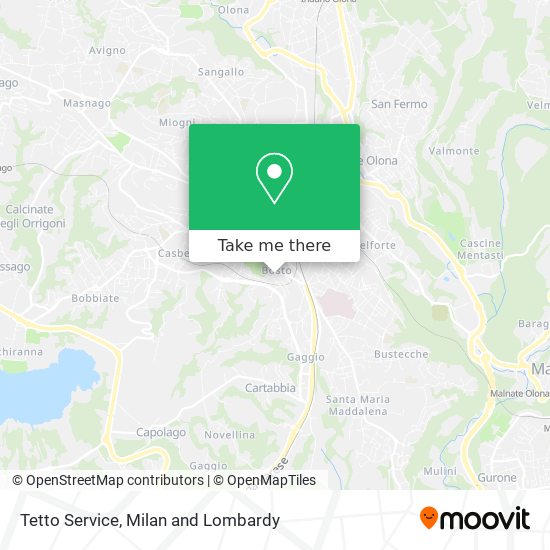 Tetto Service map