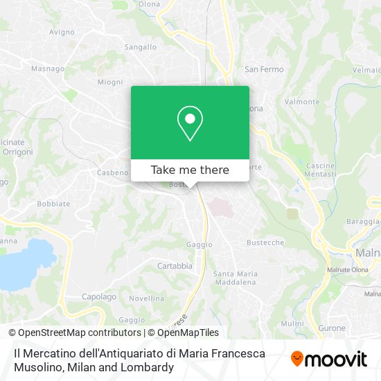 Il Mercatino dell'Antiquariato di Maria Francesca Musolino map