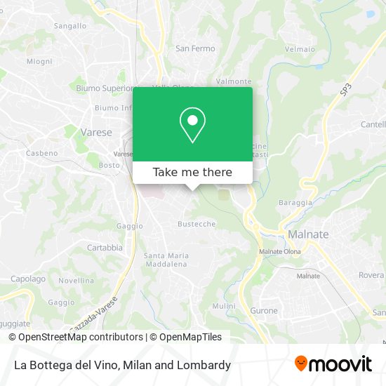 La Bottega del Vino map