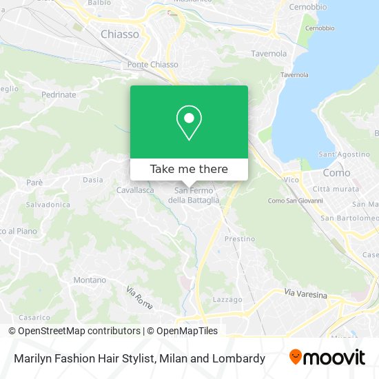 Marilyn Fashion Hair Stylist map