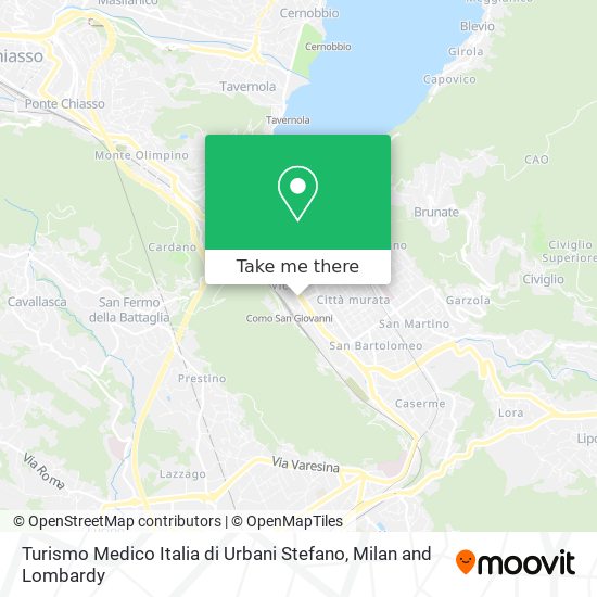 Turismo Medico Italia di Urbani Stefano map
