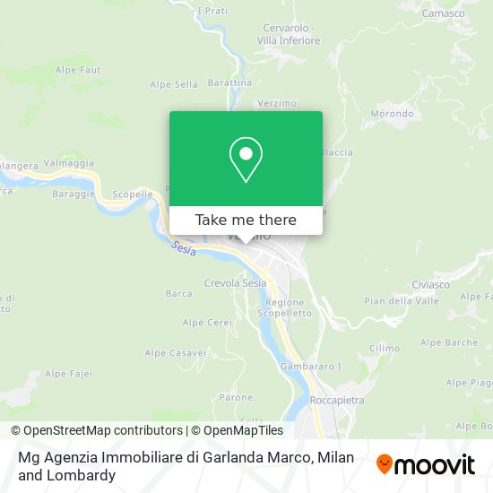 Mg Agenzia Immobiliare di Garlanda Marco map