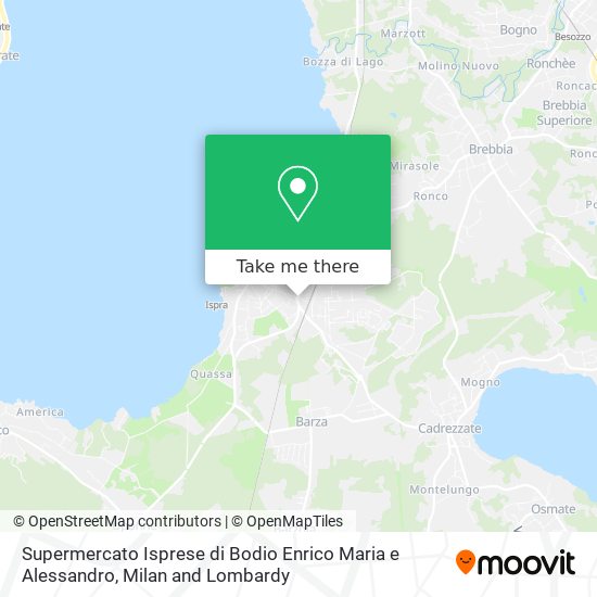 Supermercato Isprese di Bodio Enrico Maria e Alessandro map