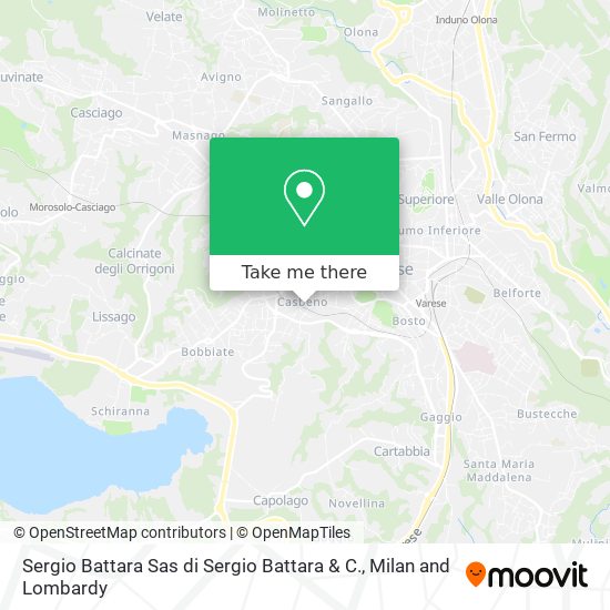 Sergio Battara Sas di Sergio Battara & C. map