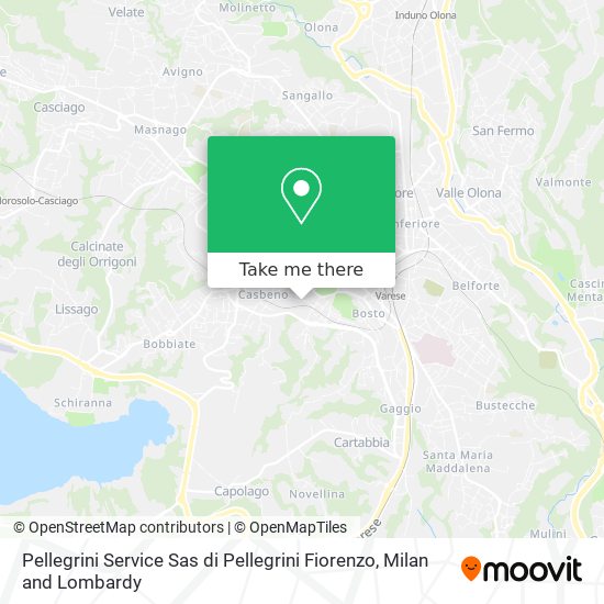 Pellegrini Service Sas di Pellegrini Fiorenzo map