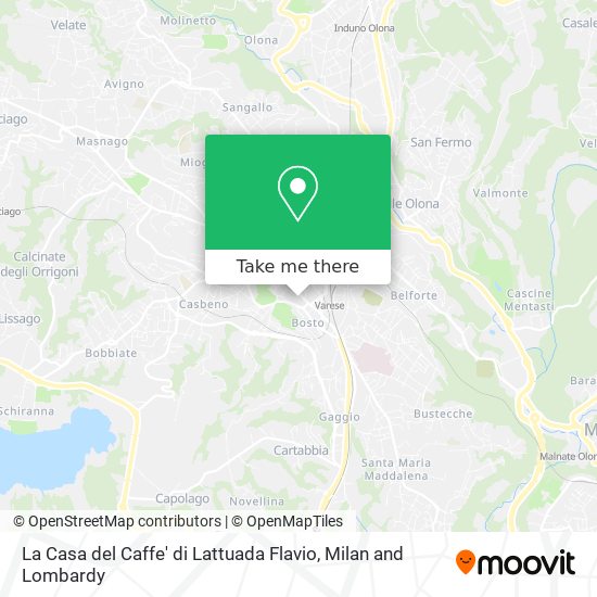La Casa del Caffe' di Lattuada Flavio map