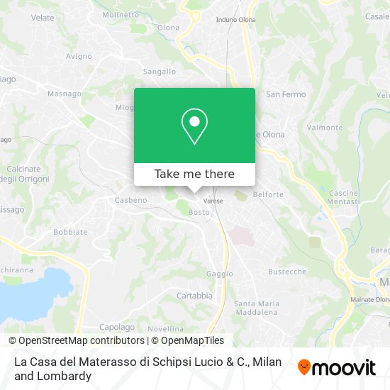 La Casa del Materasso di Schipsi Lucio & C. map