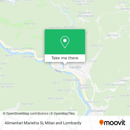 Alimentari Marietta Si map