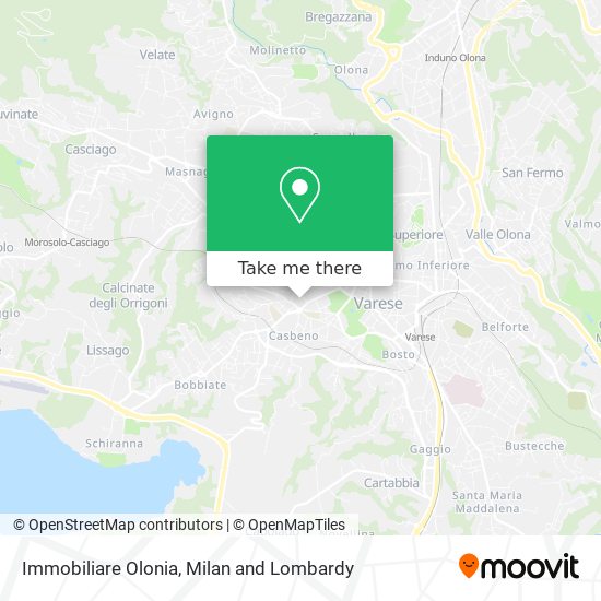 Immobiliare Olonia map