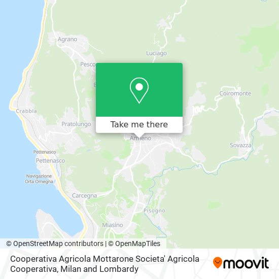 Cooperativa Agricola Mottarone Societa' Agricola Cooperativa map