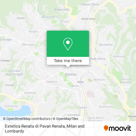Estetica Renata di Pavan Renata map