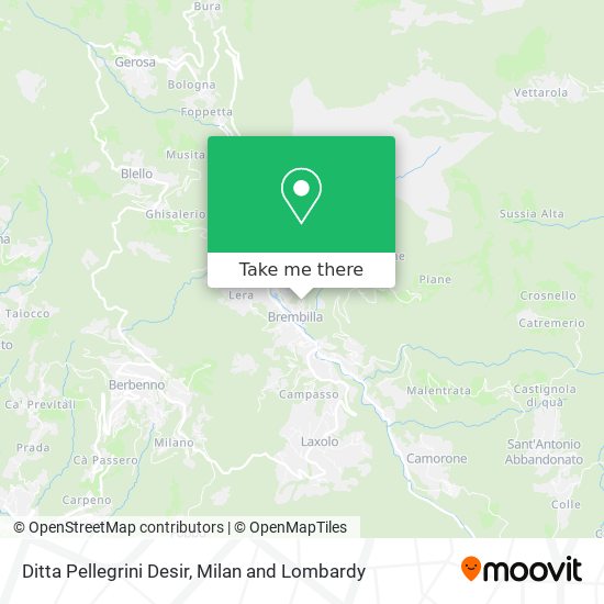 Ditta Pellegrini Desir map